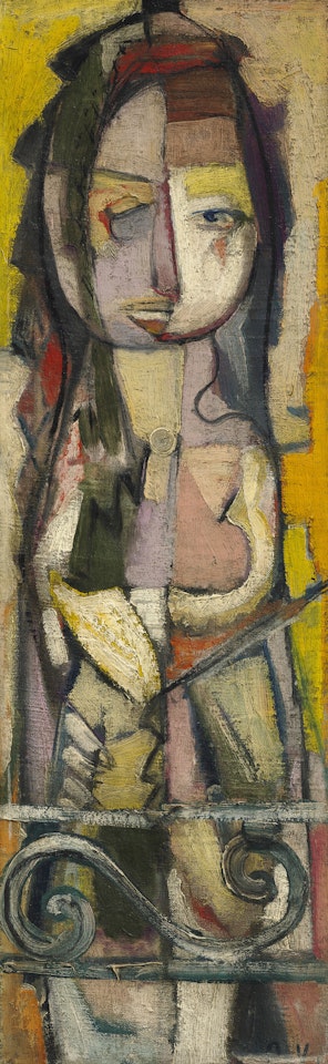 La dame au balcon by Geer van Velde