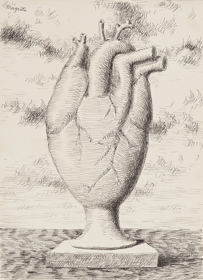 Dessin pour "Le sac à malice" by René Magritte