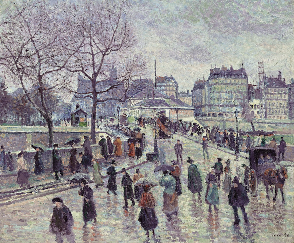 Paris, le Pont de l'Archevêché by Maximilien Luce