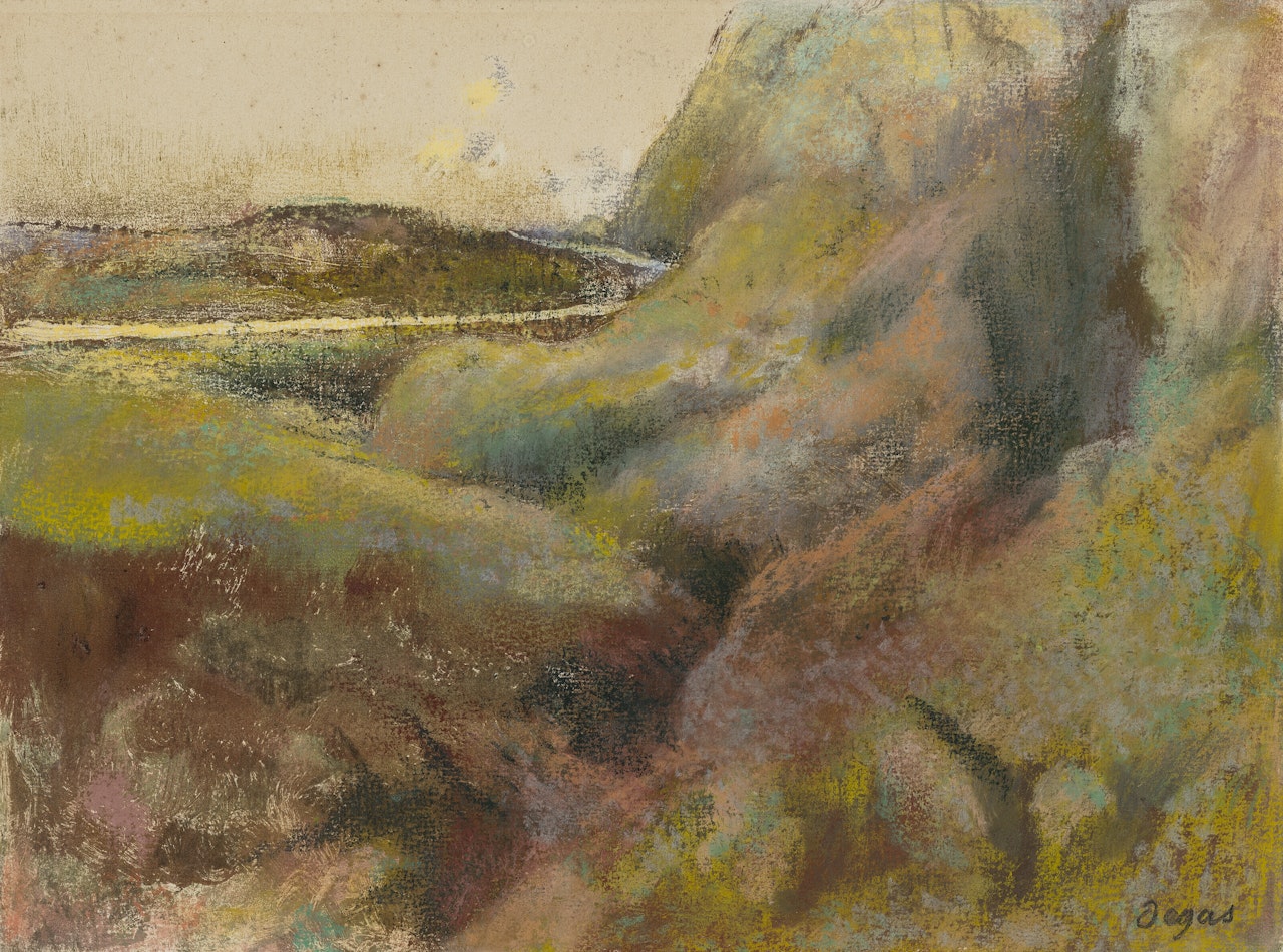 Paysage by Edgar Degas