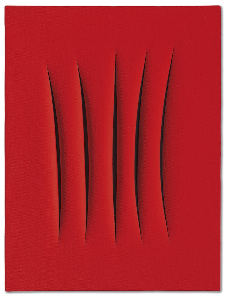 Concetto spaziale, Attese by Lucio Fontana