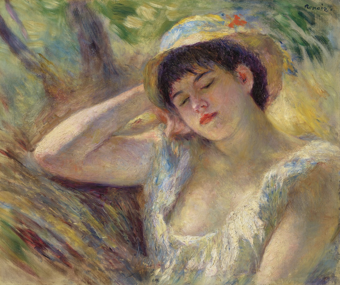 Jeune fille endormie (La dormeuse) by Pierre-Auguste Renoir