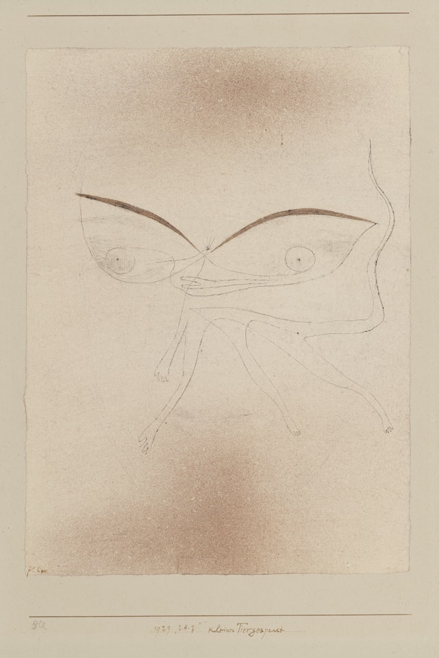 Kleines Tiergespenst by Paul Klee
