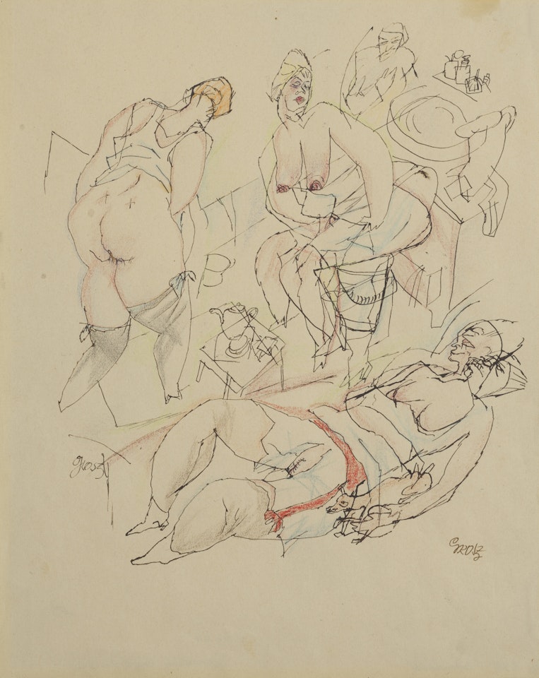 Boudoir by George Grosz
