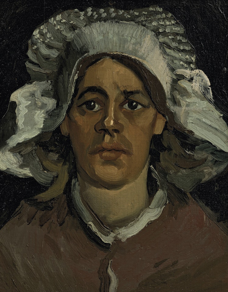 Kop van een vrouw (Gordina de Groot) (Head of a Woman [Gordina de Groot]) by Vincent van Gogh