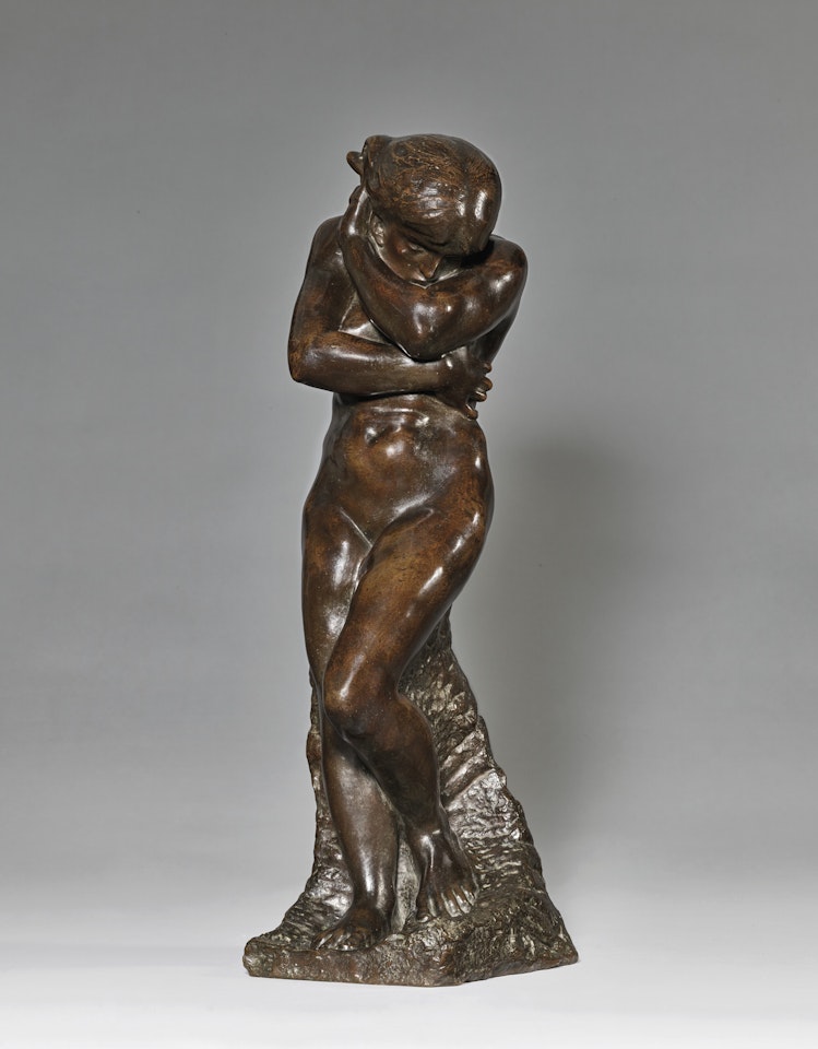 Eve au rocher, petit modèle–modèle aux pieds détaillés by Auguste Rodin