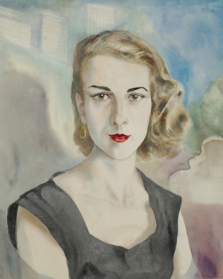 Junge Engländerin by Rudolf Schlichter