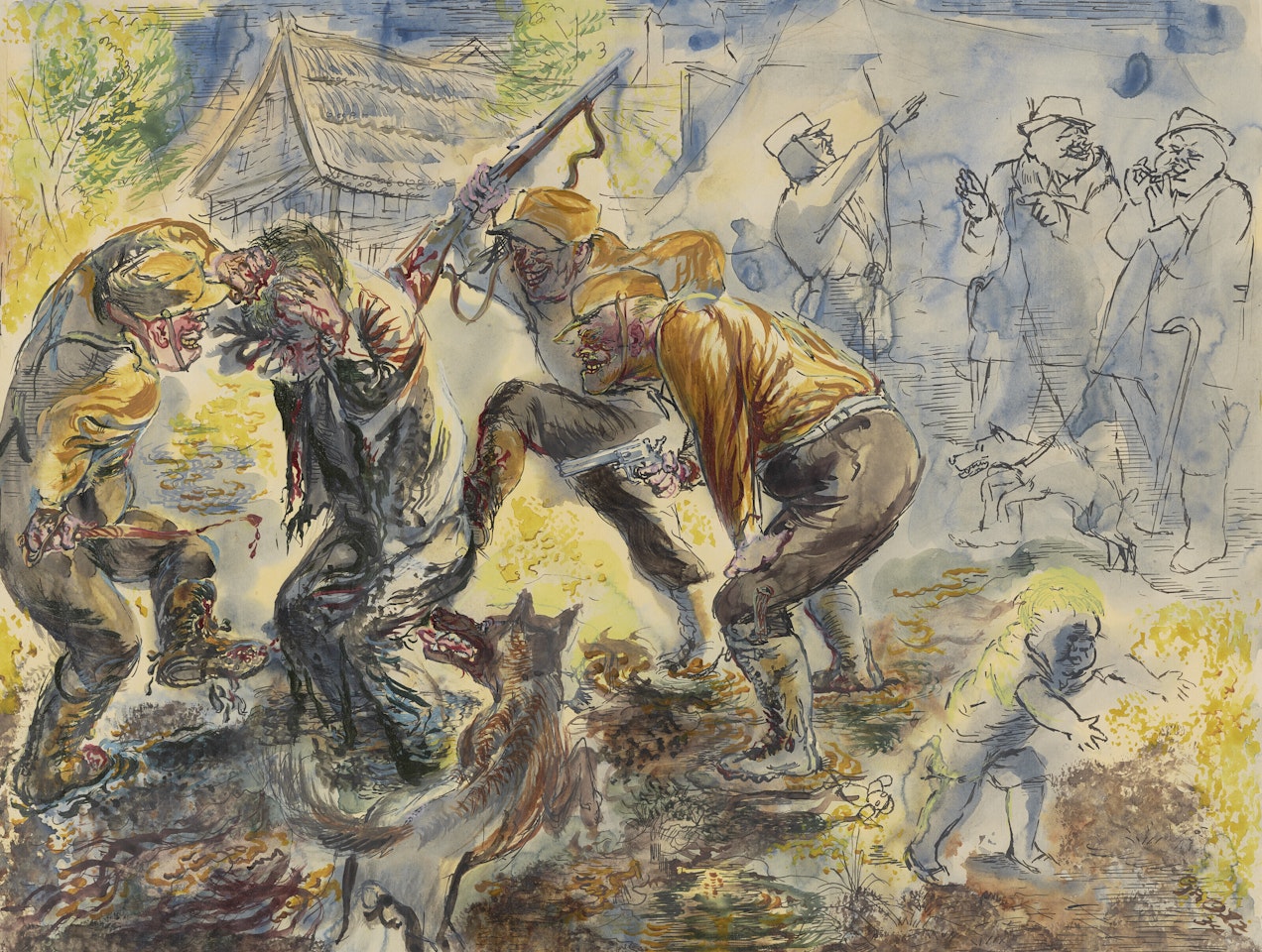 Ein Dichter ist er by George Grosz