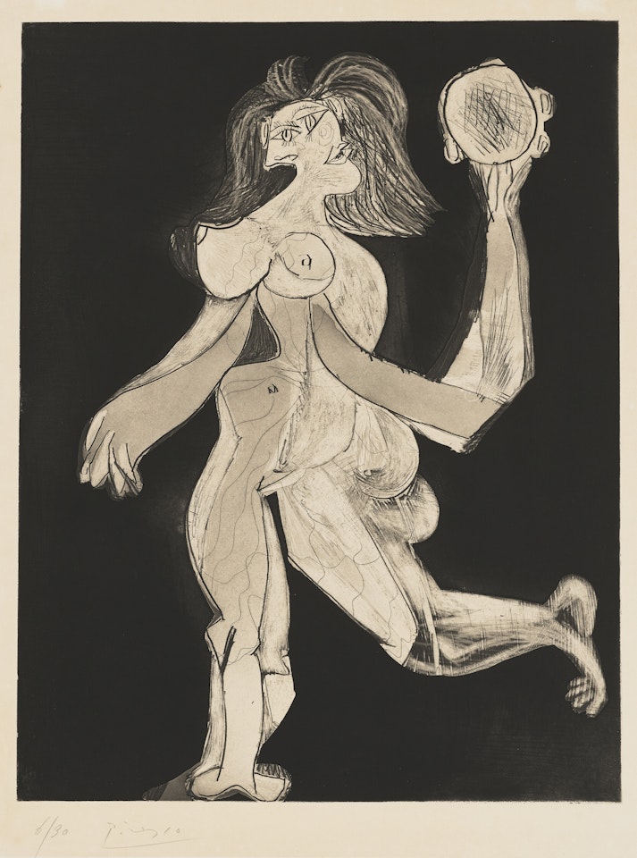 La femme au tambourin by Pablo Picasso