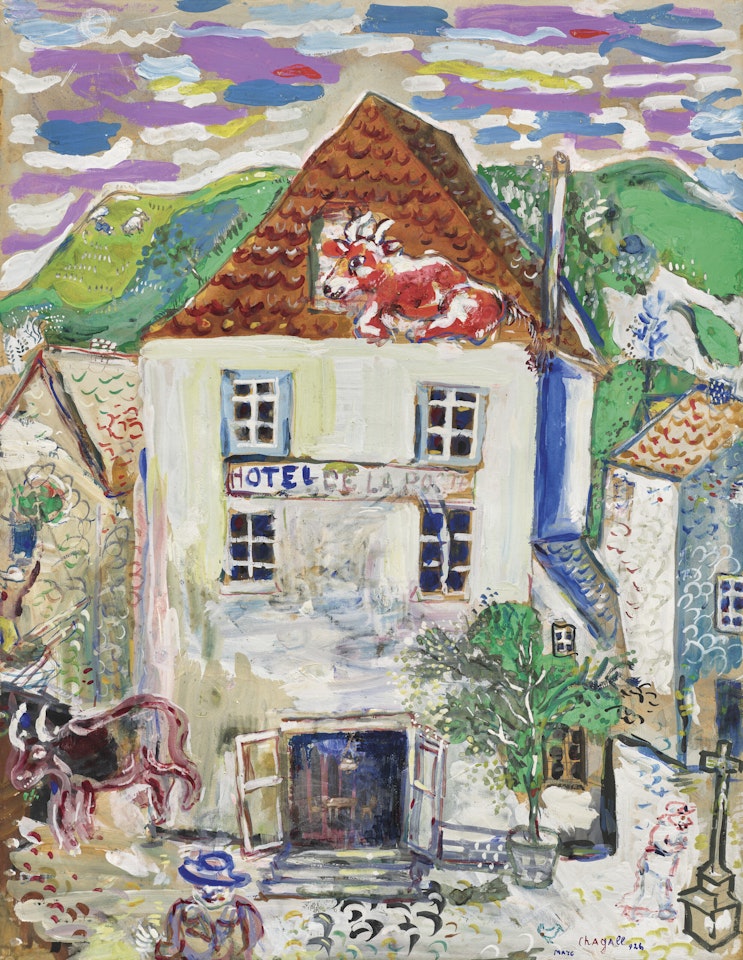 Hôtel de la Poste by Marc Chagall