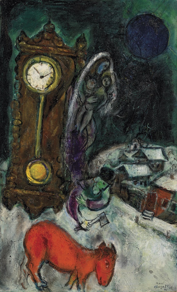 Nuit de Nouvel An by Marc Chagall