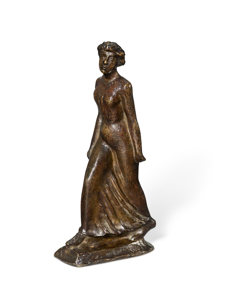 Femme vétue, marchant (La Parisienne) by Aristide Maillol