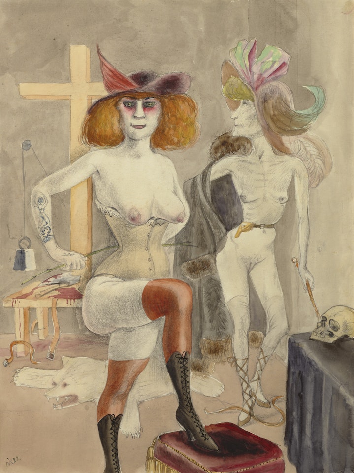 Sadisten gewidmet by Otto Dix