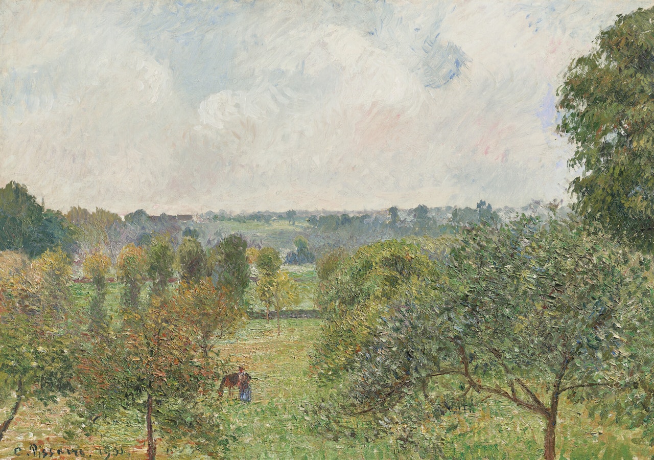 Après la pluie, automne, Éragny by Camille Pissarro