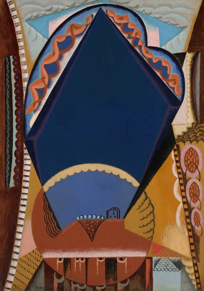 Composition paysage à Céret by Auguste Herbin