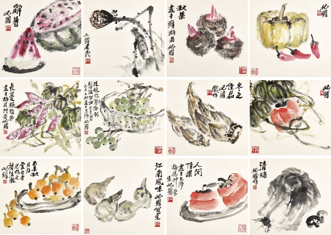 Fruits by Zhu Qizhan