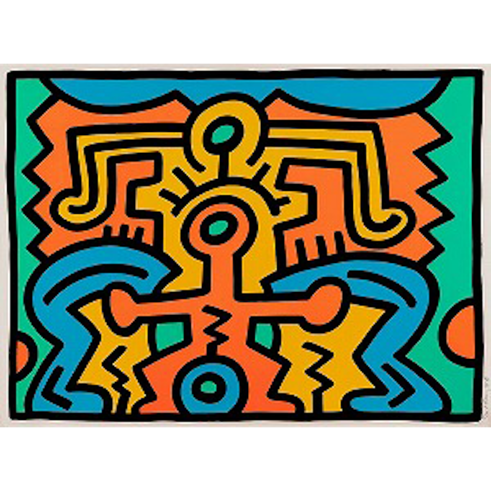 Growing 5 (Littmann P.91) by Keith Haring