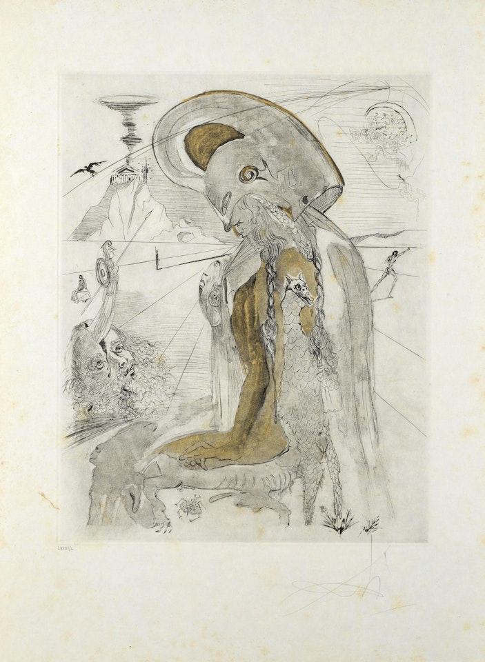 ATHENE by Salvador Dali