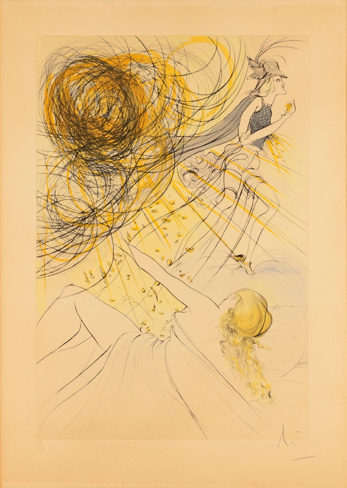 HOMMAGE A MERCURE by Salvador Dali