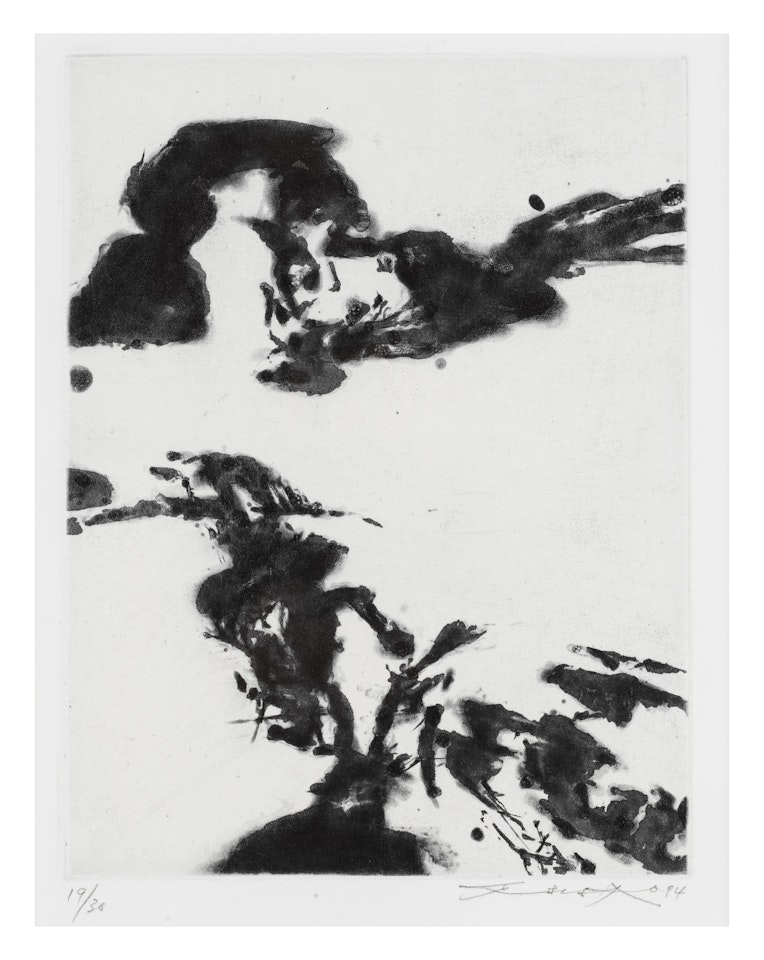 VINGT-QUATRE PREMIERS SONNETS DE SHAKESPEARE by Zao Wou-Ki