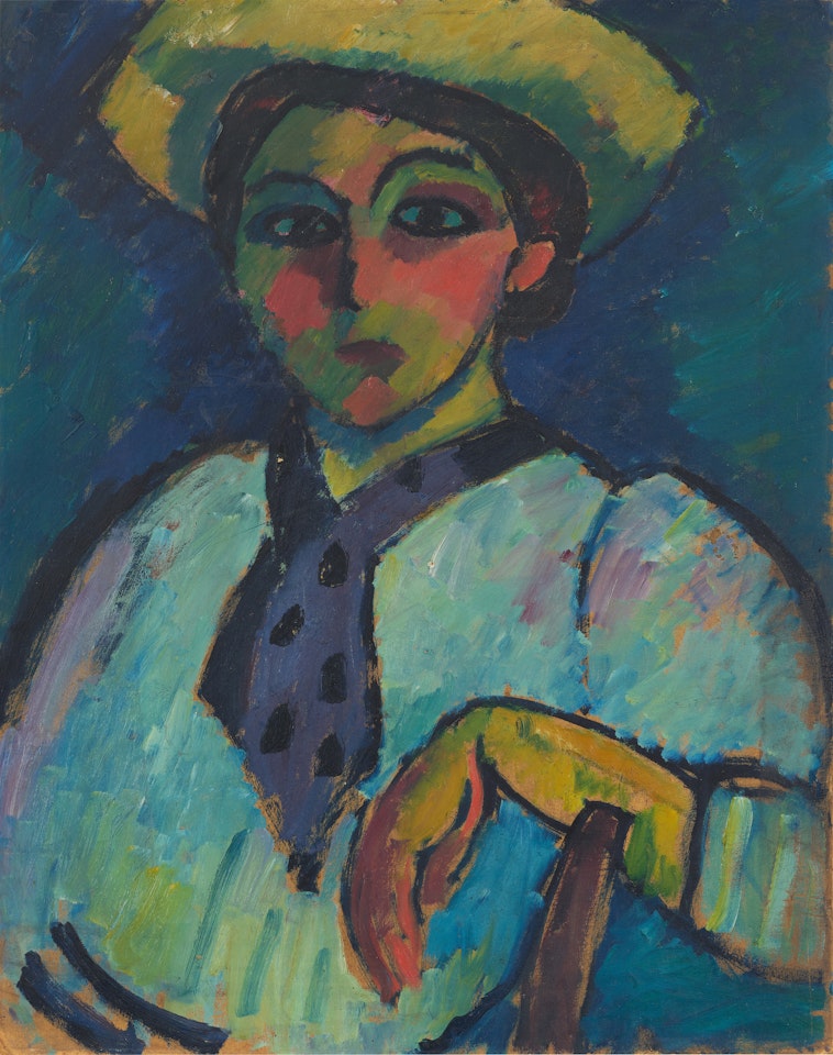 Mädchen mit Matrosenbluse (Girl in a Sailor's Blouse) by Alexej von Jawlensky