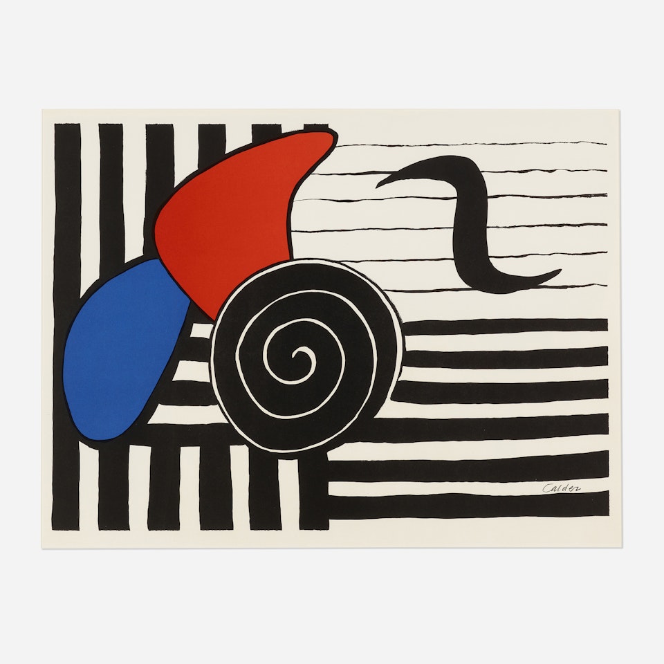 Helisse exhibition poster by Alexander Calder