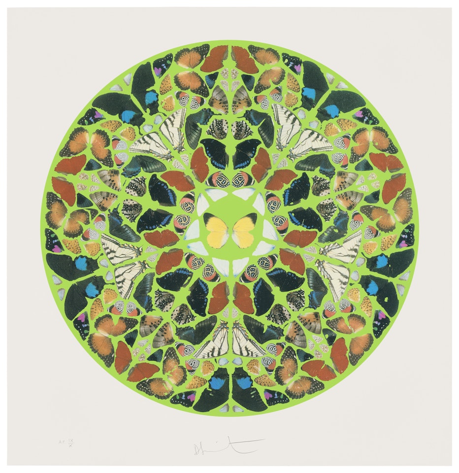 Psalm Print: Domini est terra by Damien Hirst
