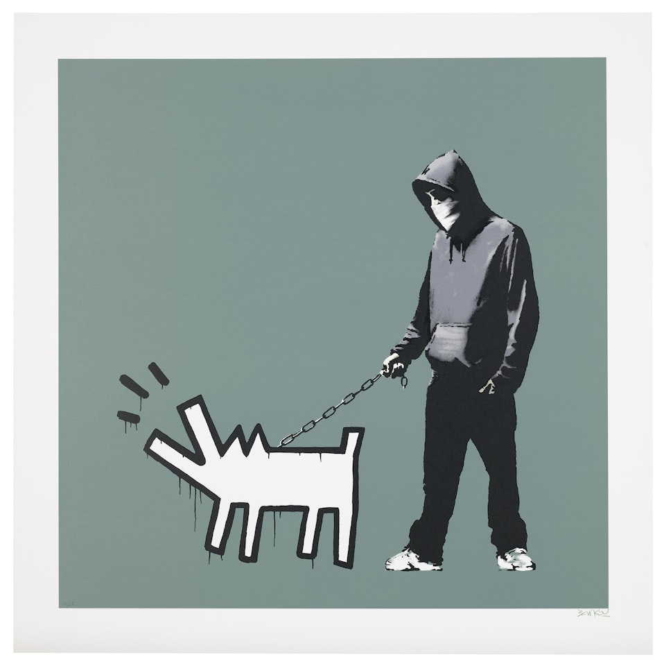 Choose Your Weapon (Slate) by Banksy