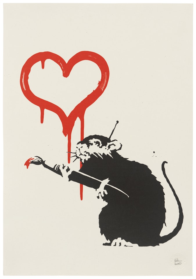 Love Rat by Banksy