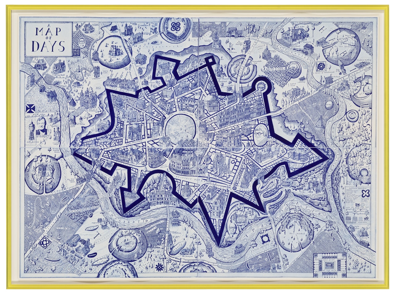 A Map of Days (Blue) by Grayson Perry