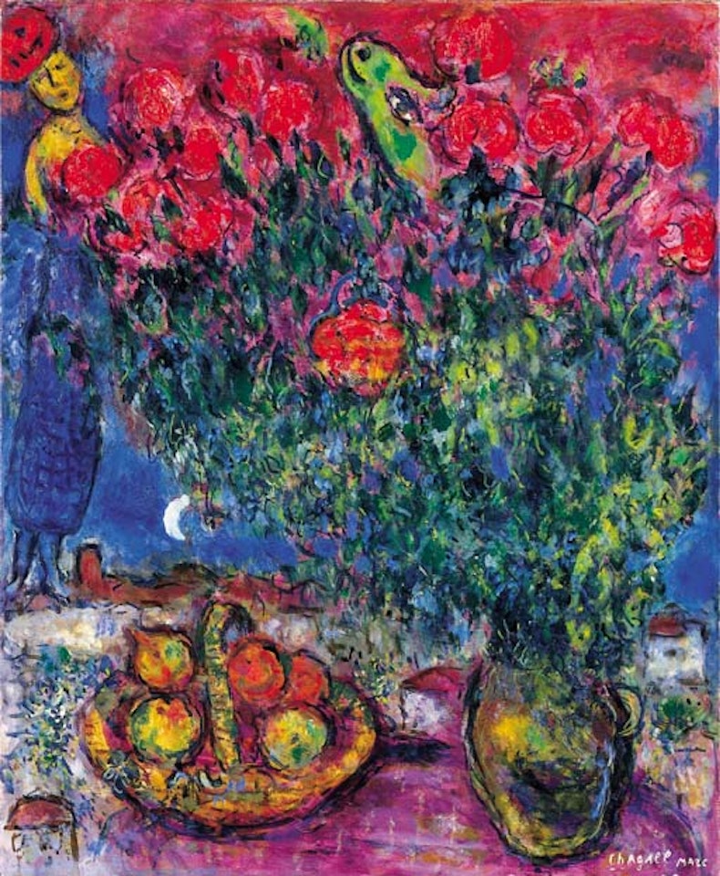 La nappe mauve by Marc Chagall