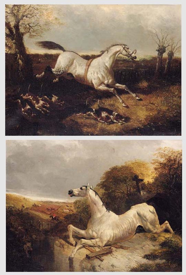 The first leap. The last leap by John Frederick Herring