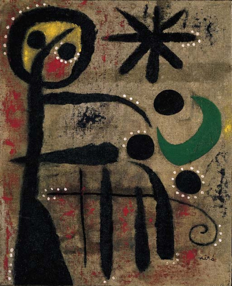 L'allegresse de la fillette par le jeu des constellations by Joan Miró