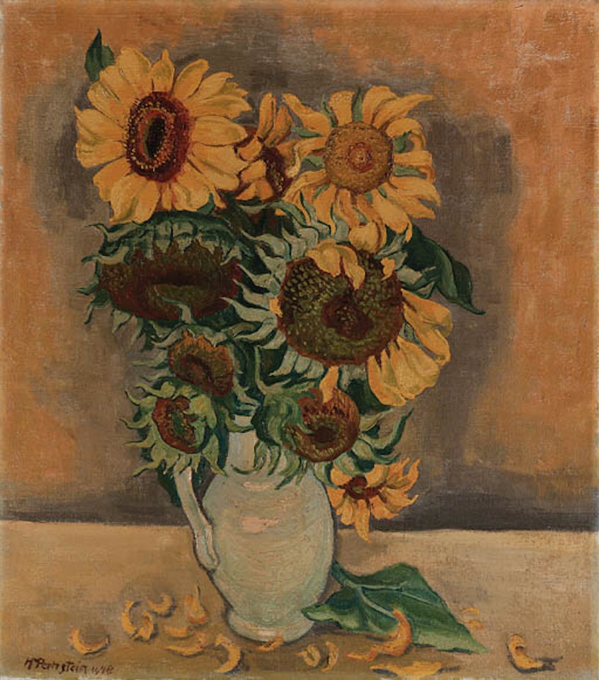 Sonnenblumen by Max Pechstein