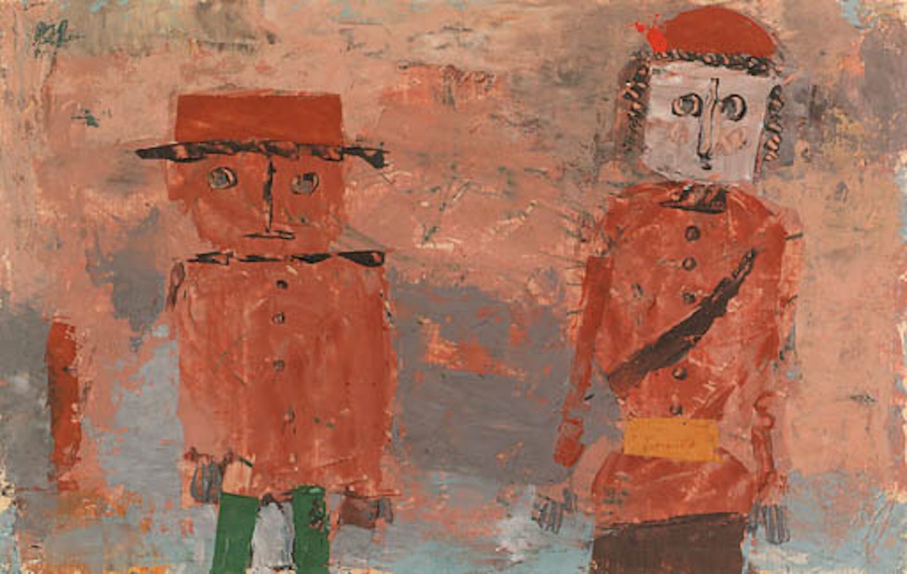 Braut und Brautigam im Herbst des Lebens by Paul Klee