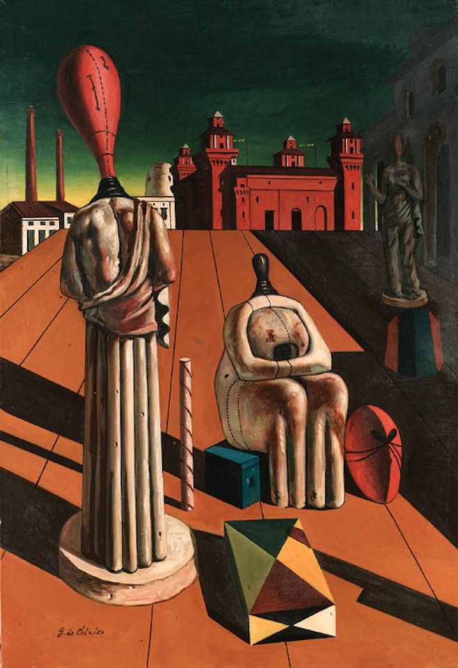 Le muse inquietant by Giorgio de Chirico