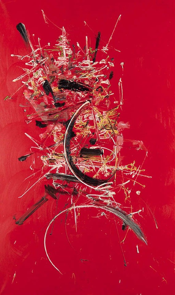 Triomphe rouge by Georges Mathieu