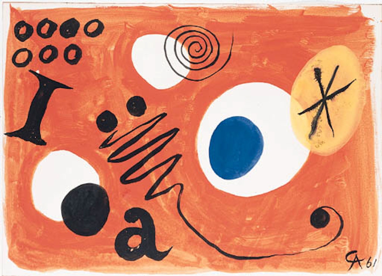 Black Letter A by Alexander Calder