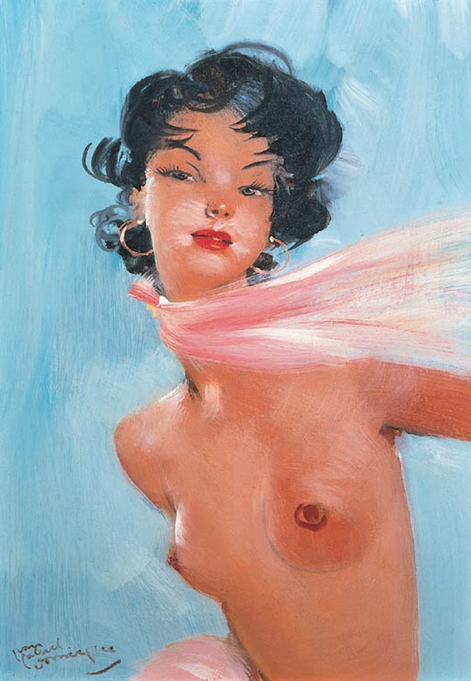 Inca nue by Jean Gabriel Domergue