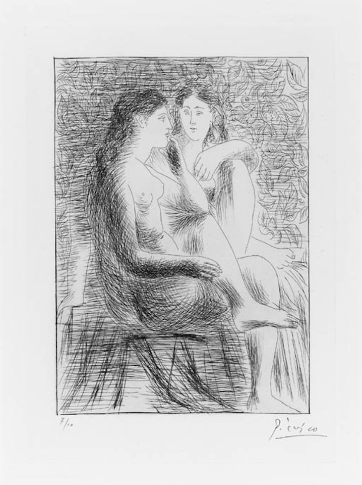 Deux nus assis by Pablo Picasso