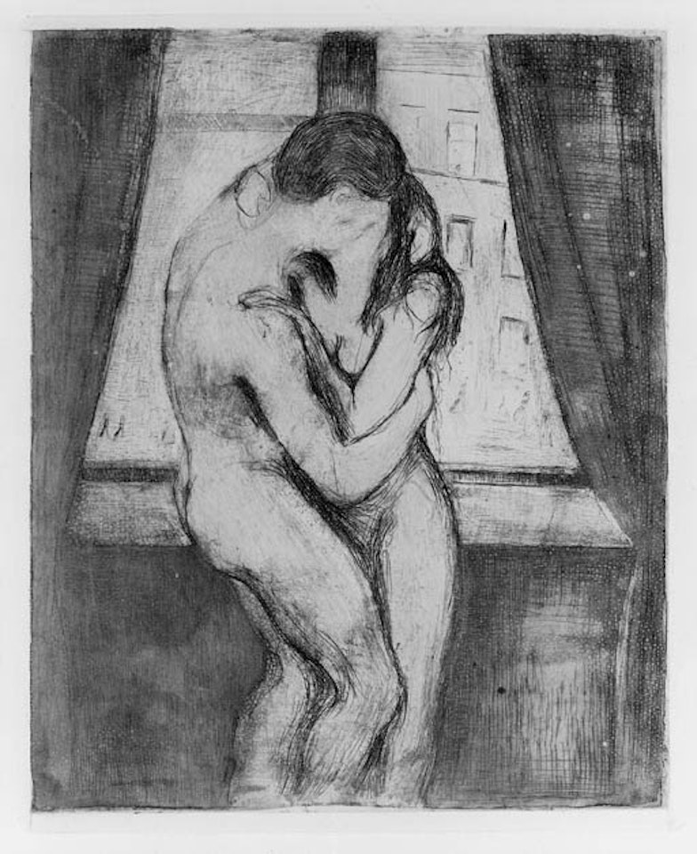 Der Kuss by Edvard Munch