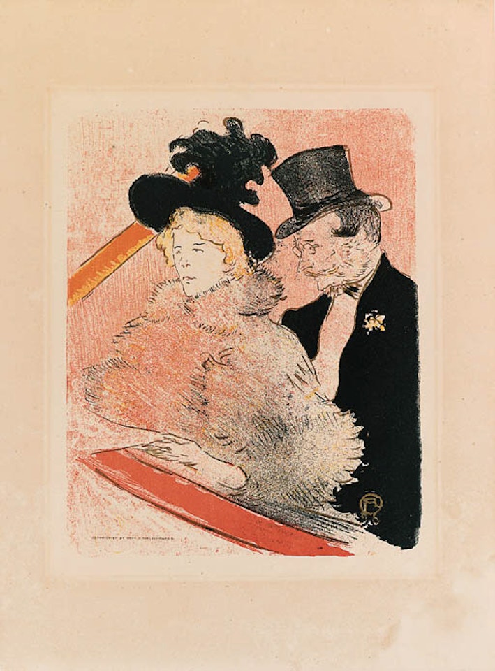 Au concert by Henri de Toulouse-Lautrec