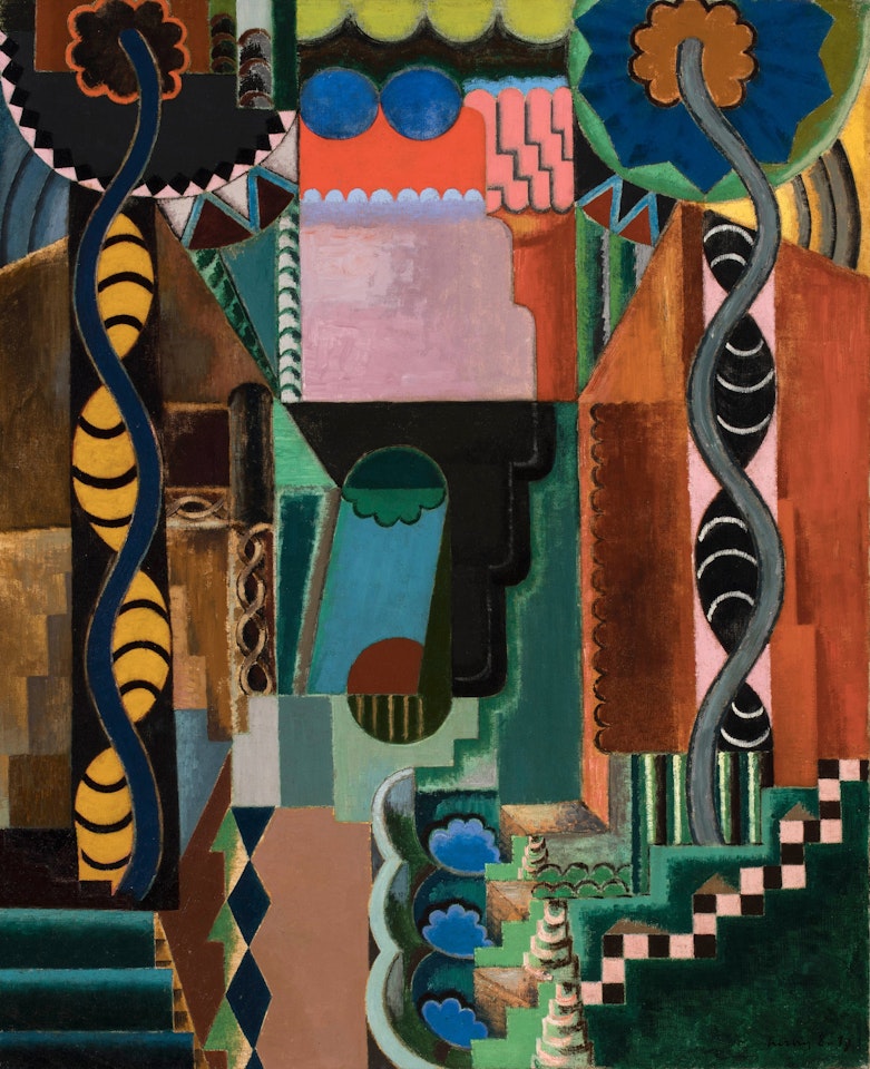 Paysage à Ceret by Auguste Herbin