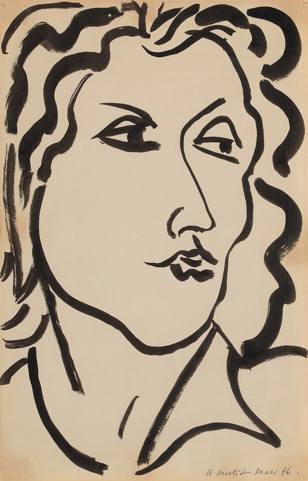 Tête de femme by Henri Matisse