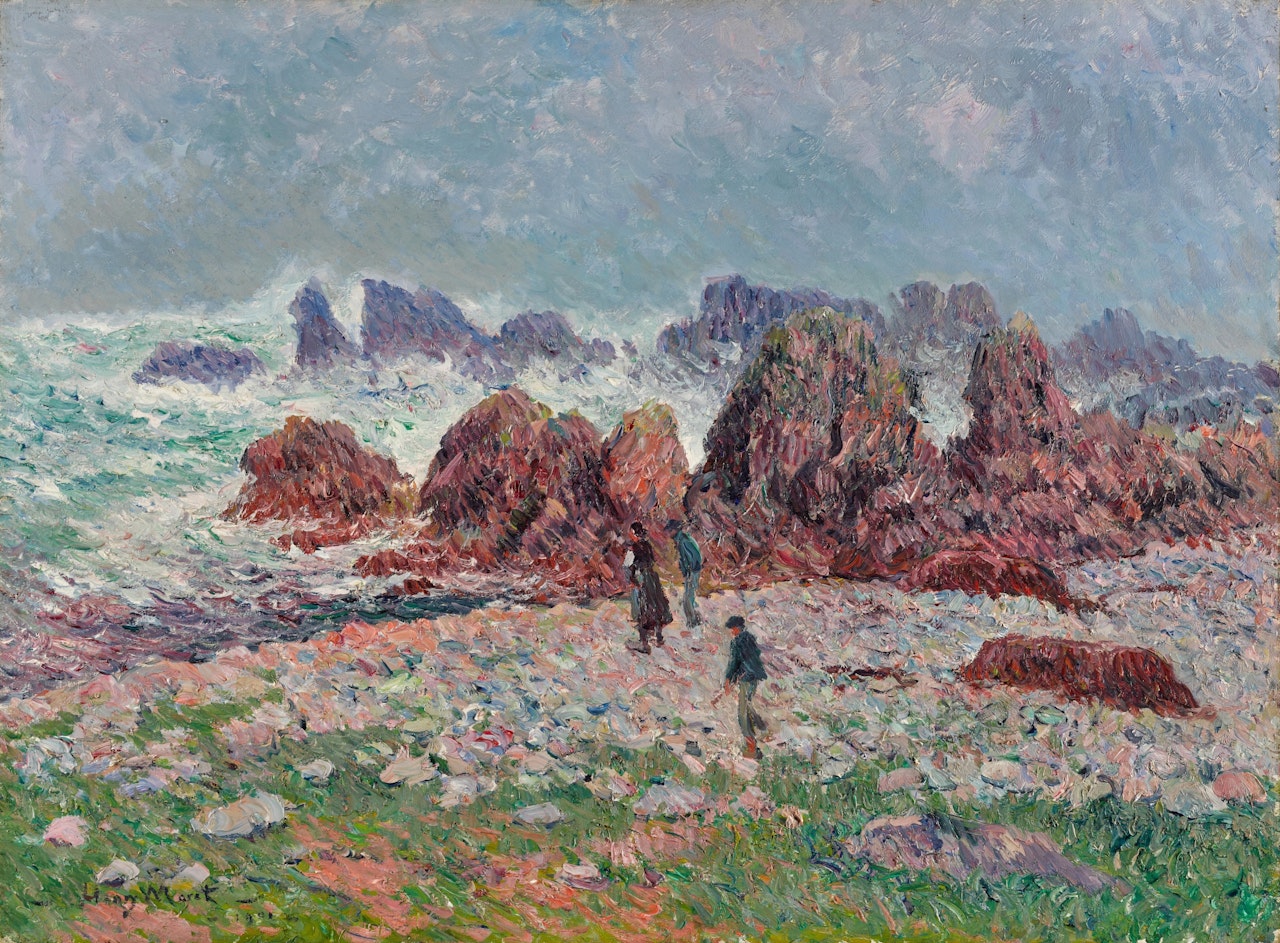 Les roches de Pern by Henry Moret