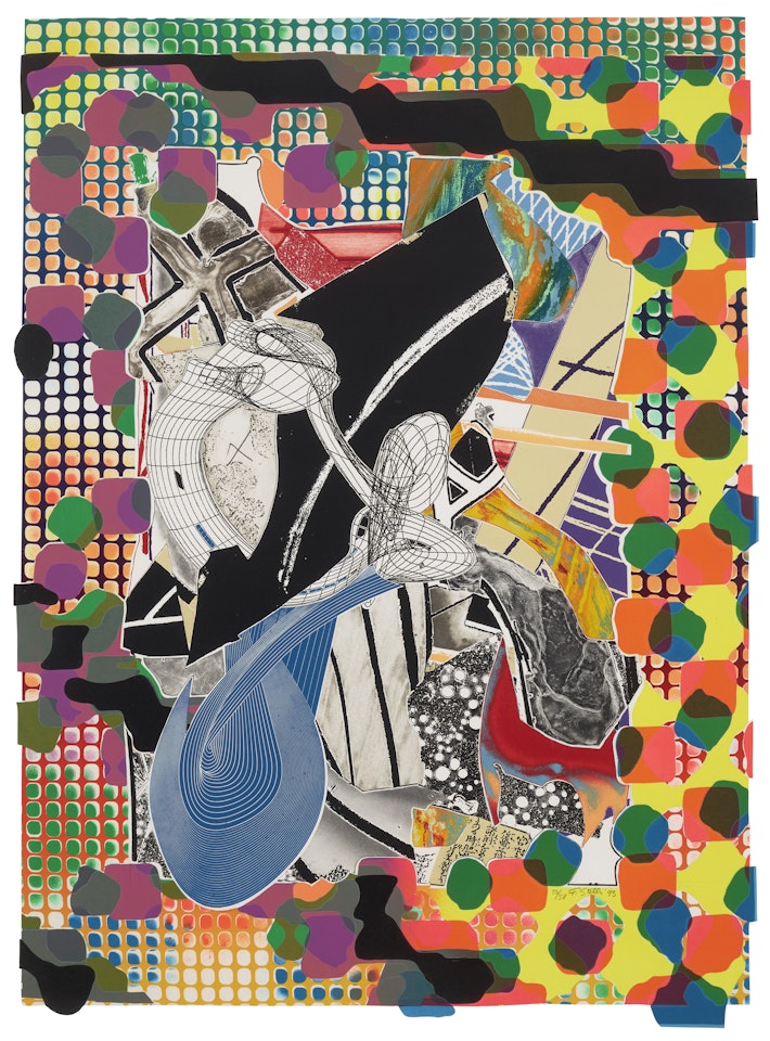 The Affidavit, from Moby Dick Deckle Edges by Frank Stella