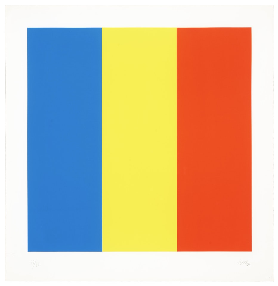 Blue/Yellow/Red by Ellsworth Kelly