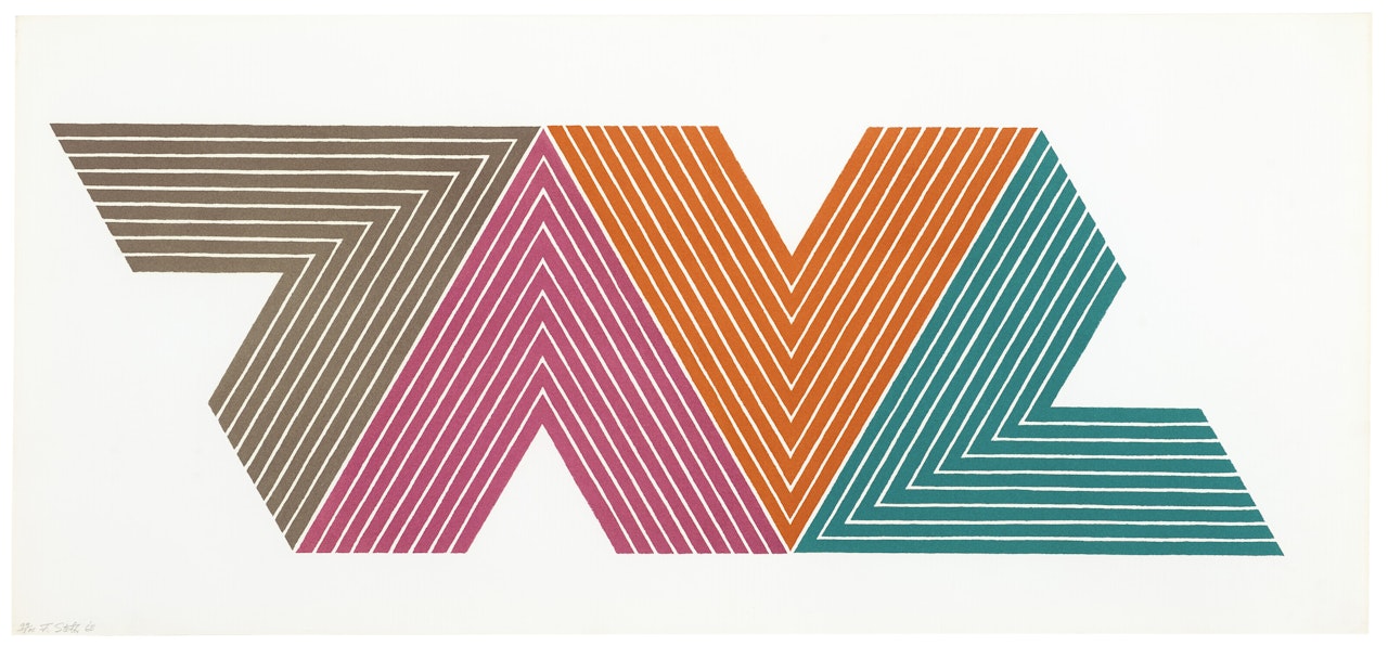 Empress of India II, from V Series by Frank Stella