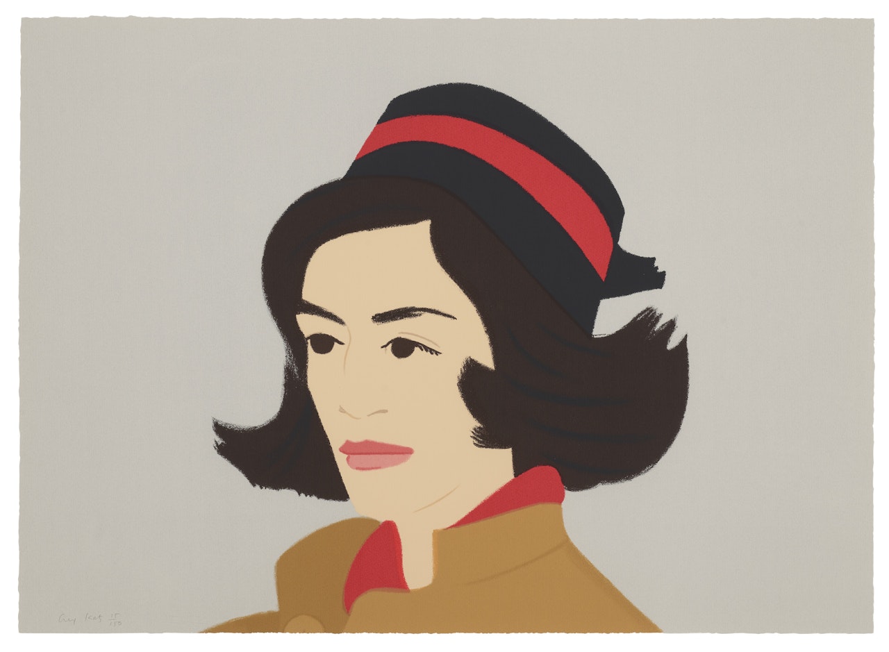 Ada in Hat, from Alex and Ada, the 's to the 1980's by Alex Katz
