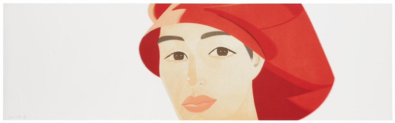 Red Cap by Alex Katz